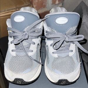 New Balance Kids' Sneakers in Gray and White